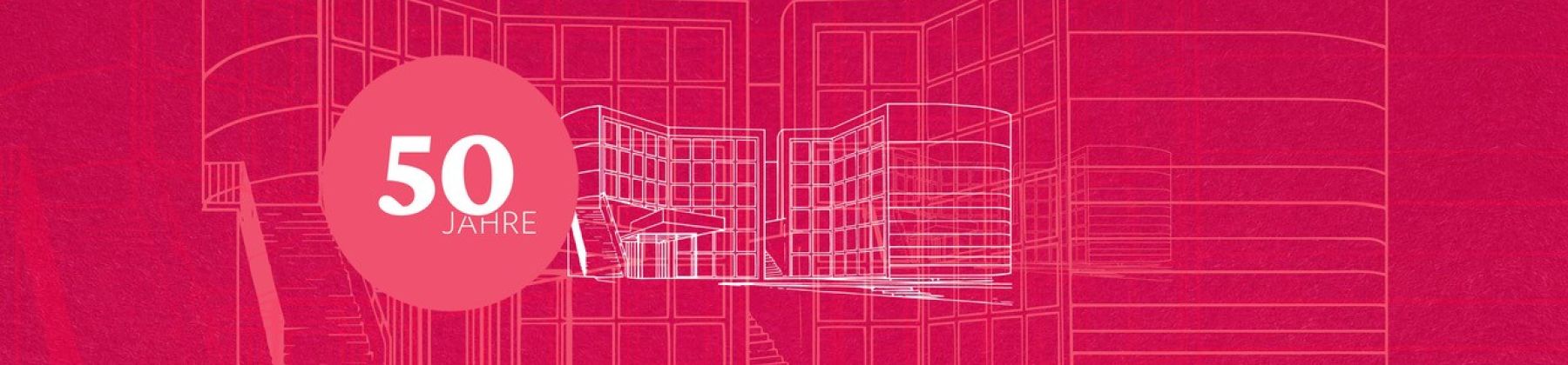 Der Header zeigt das Gebäude von St. Virgil auf pinkem Hintergrund. 