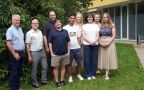 v.l.n.r. DI Kanzian mit dem Umweltteam von St. Virgil