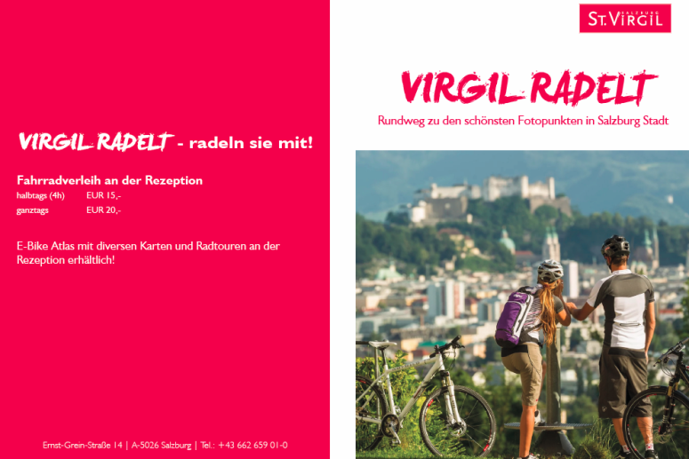 Radkarte Vorderseite